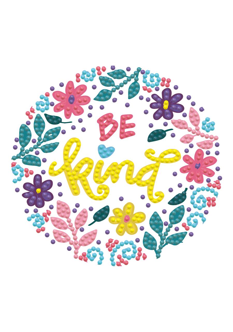 Diamond Dotz® Be Kind Iron-On 'n' Dot Kit